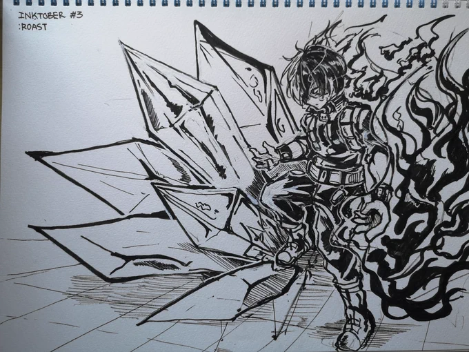 #inktober2018 3日
#ヒロアカ
#heroaca 