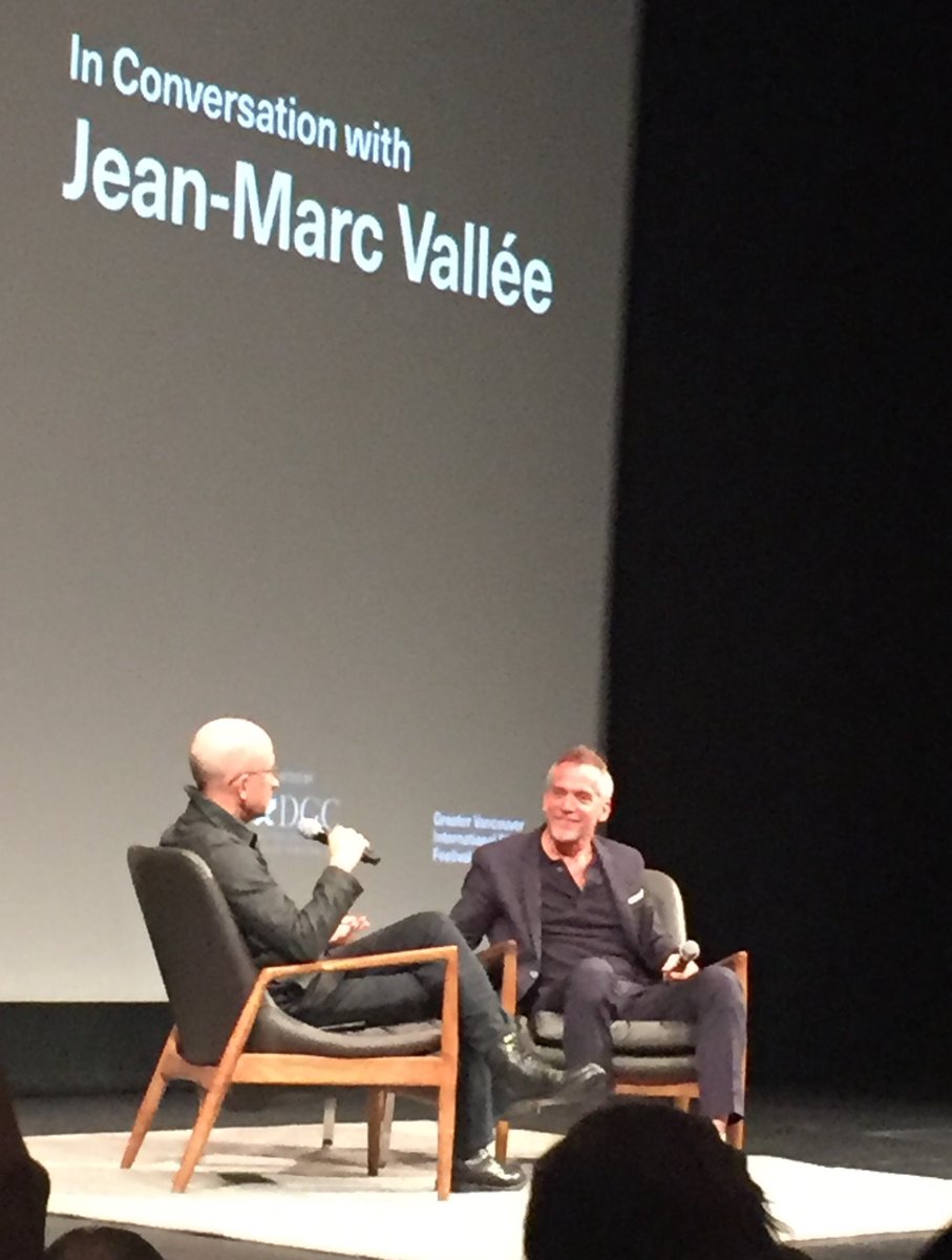 cathdoll1's tweet photo. #VIFF2018 Creator Talk with filmmaker extraordinaire Jean-Marc Vallee, sharing his secrets #SharpObjects #BigLittleLies #CRAZY #DallasBuyersClub - and with Patricia Rozema in the crowd too - SOOO much high calibre Cdn talent in that room! #howcoolisthat #SupportCdnFilm https://t.co/Gy17txsEni
