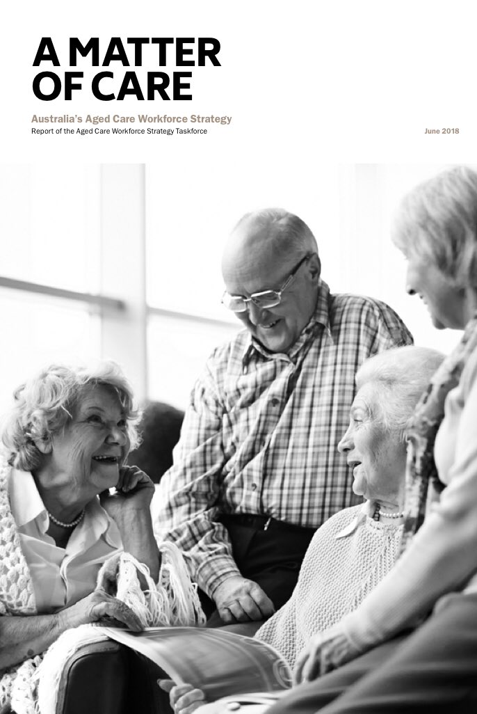 JohnPollaers's tweet photo. Thanks to leadership of @karenandrewsmp &amp; @SenatorCash I had the opportunity to present and hand a copy of the Aged Care Workforce Strategy to joint State and Federal Skills and Industry Ministers meeting today. This must be an all of Government commitment.https://t.co/PS20pdRz02 https://t.co/YI1Eg7FDOq