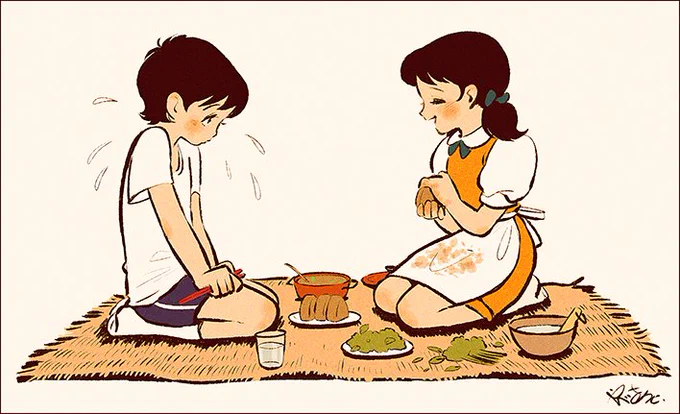 ちびっこ夫婦 