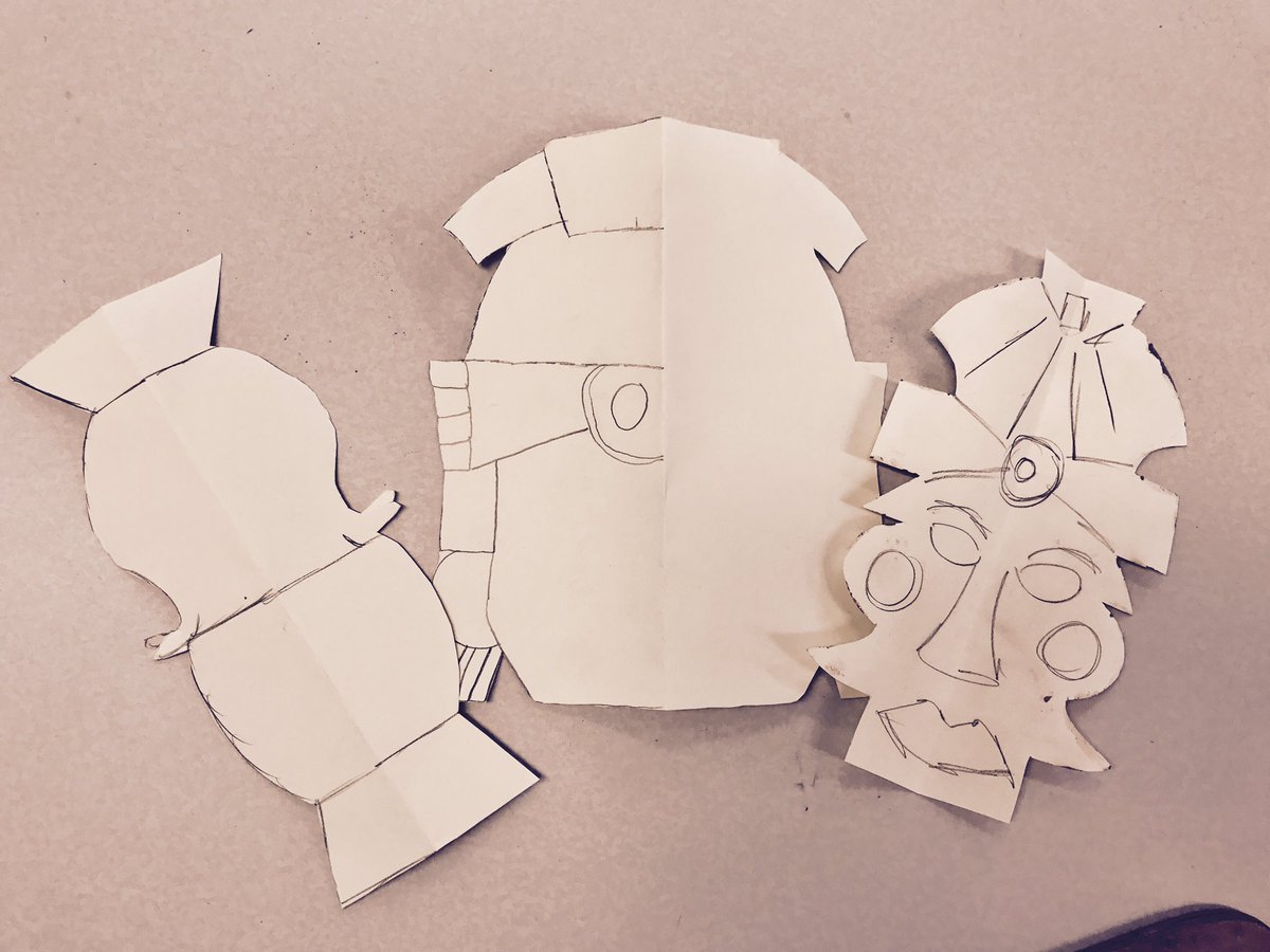 GomersalArt's tweet photo. Y6 have researched #Mayanmasks... designed in sketchbooks... created templates... and are now creating their masks using clay. Not one design is the same! https://t.co/63xgEiuABo
