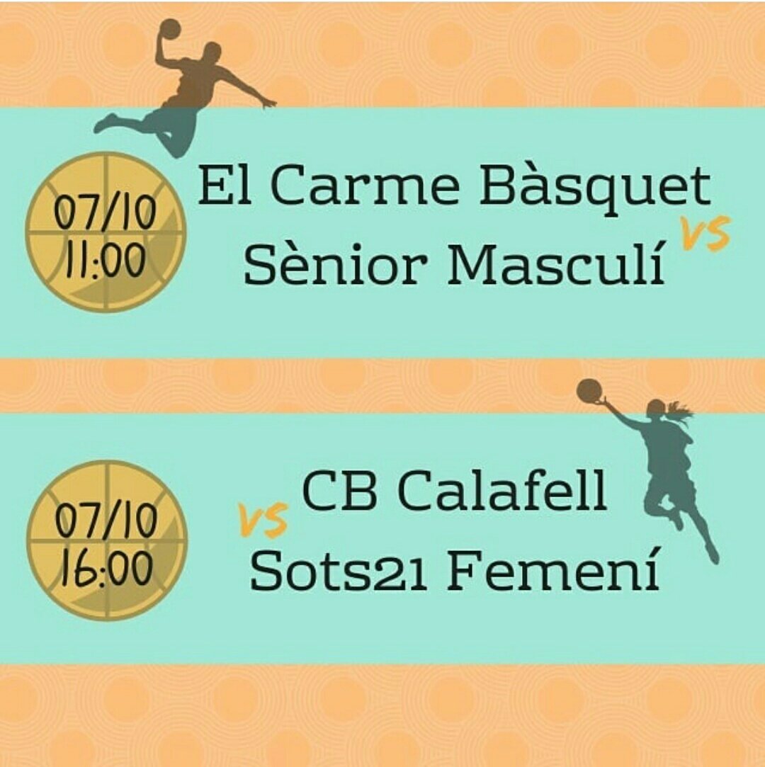Partits d'aquest cap de setmana dels dos equips grans!