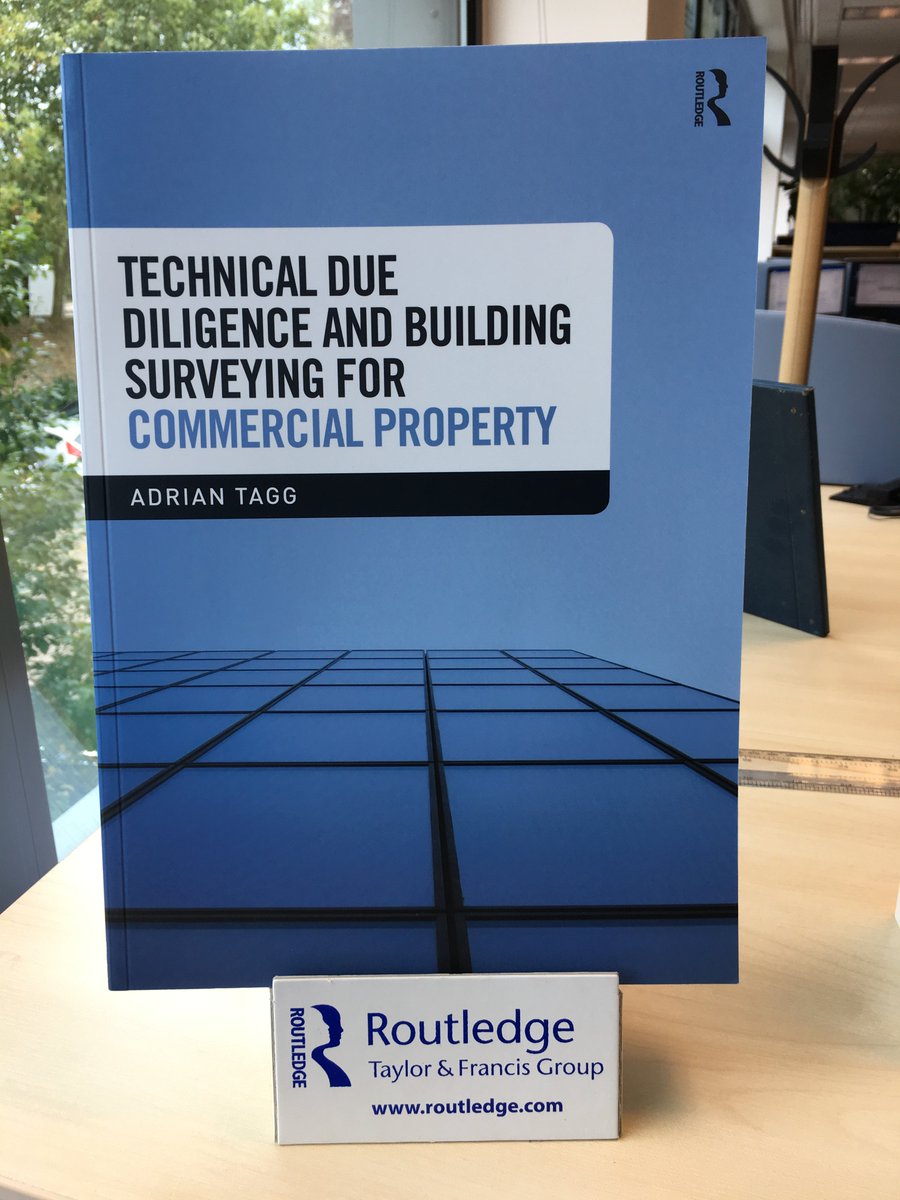 Ed_Needle's tweet photo. Calling all #buildingsurveyors! You won't find any other book like this on the market. Hot off the press, Adrian Tagg's Technical Due Diligence and Building Surveying for Commercial Property https://t.co/JEemvbgkVK #TDD #buildingpathology #commercialproperty https://t.co/BTUMRMA42K