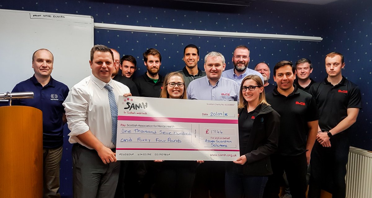 Thank you to everyone who kindly donated, helping us exceed our target for a great cause! <a href="/SAMHtweets/">SAMH</a> elitecontrols.com/elite-control-… #SAMH #MentalHealthAwareness