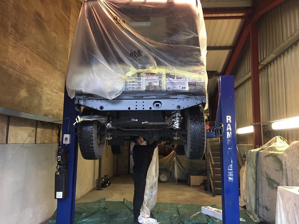 It's #workshopwednesday!  Lots going on at the moment, including a re-chassis, some body repairs and a bit of clever fabrication for an ongoing project.  
#4x4 #preparation #workshop