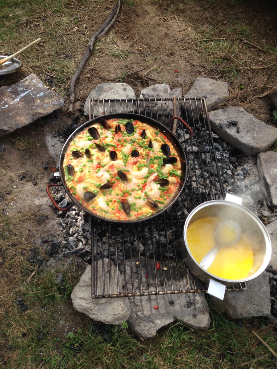 #paella  #Camping