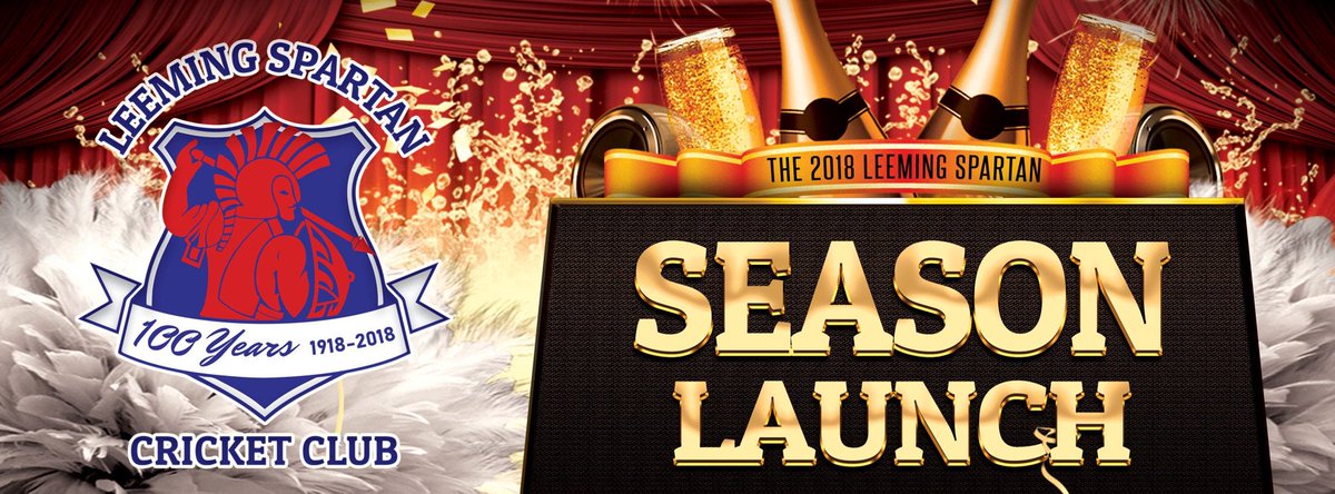 LeemingSpartan's tweet photo. The Leeming Spartan Season Launch is tomorrow night!

Be at John Connell Reserve from 6:30pm to celebrate the opening of our one-hundredth year! https://t.co/I1b88FVkoB