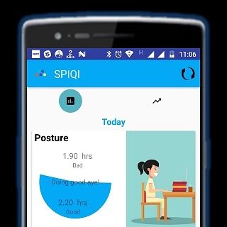 SpiQiWearable's tweet photo. Bad posture and sitting without breaks are the two most dominant reasons for back pain at work #fitindia #spiqi #sitfitindia https://t.co/BYy7RhSGk1