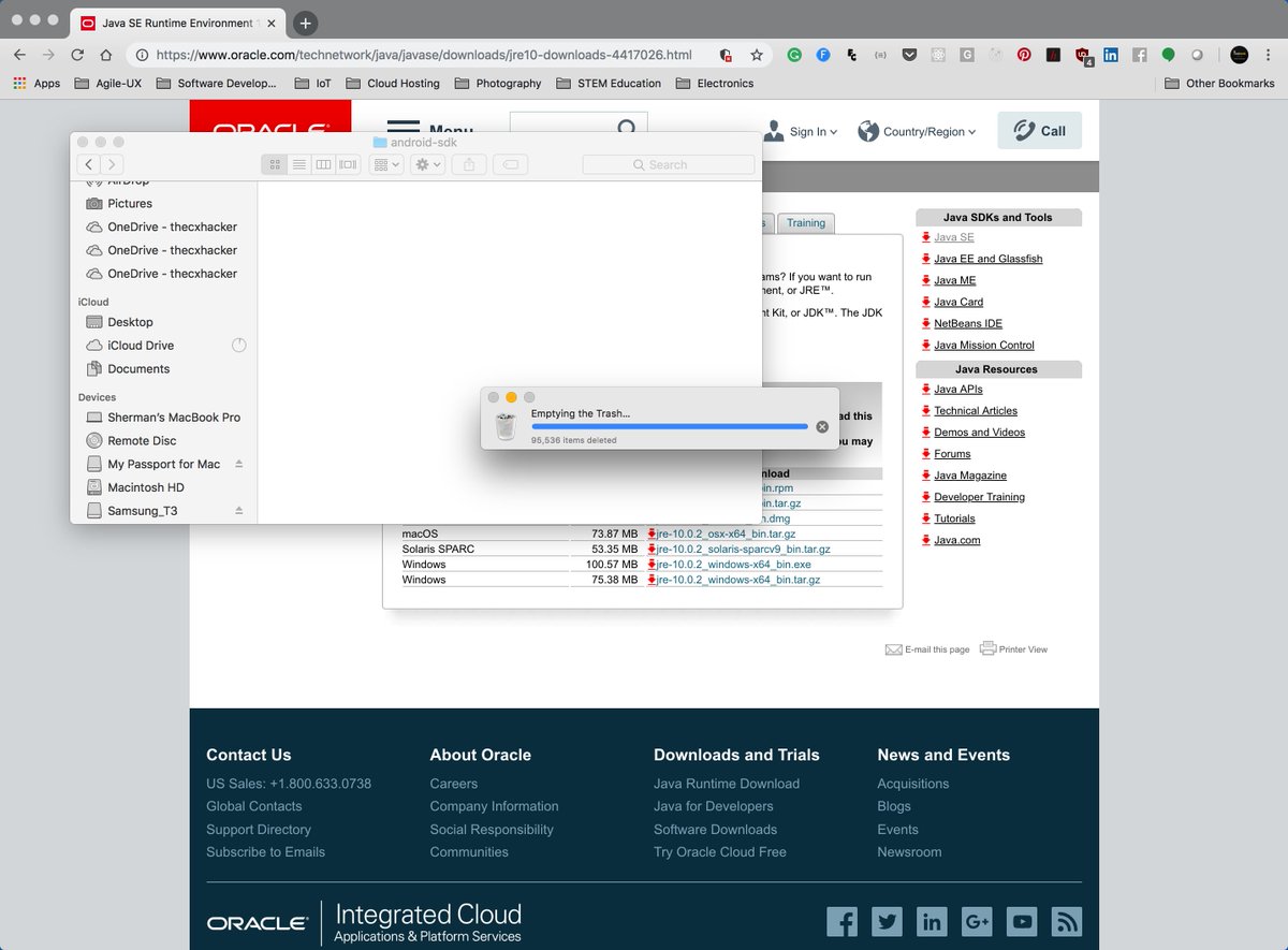 TheN3rdSquad's tweet image. I&apos;m officially #nuking my #androidsdk folder. 70+ to 80+GB, and I&apos;m going to reset everything. Base it on #JDK10.

#JDK11 might be out, but speaking as a seasoned #technologist, it&apos;s still considered an &quot;unpredictable&quot; version. 

In all fairness, JDK 10 is still fairly fresh.
