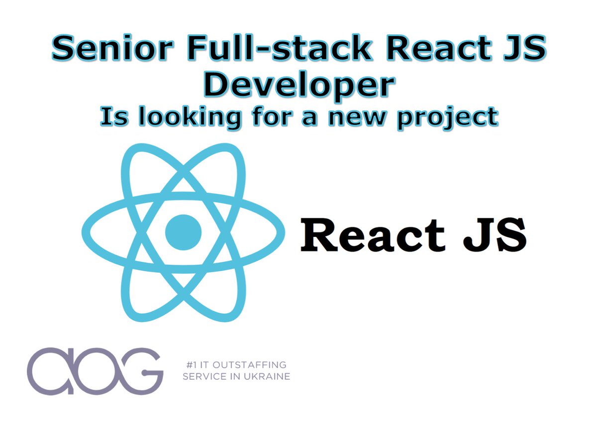 VHeleveria's tweet image. Who is looking for a #remote #ReactJS expert? AOG.jobs just got a few available profiles. They are able to be involved on the hourly rate basis.
#remote_developer #outstaffing #webdevelopment #fullstack #engineers #programming