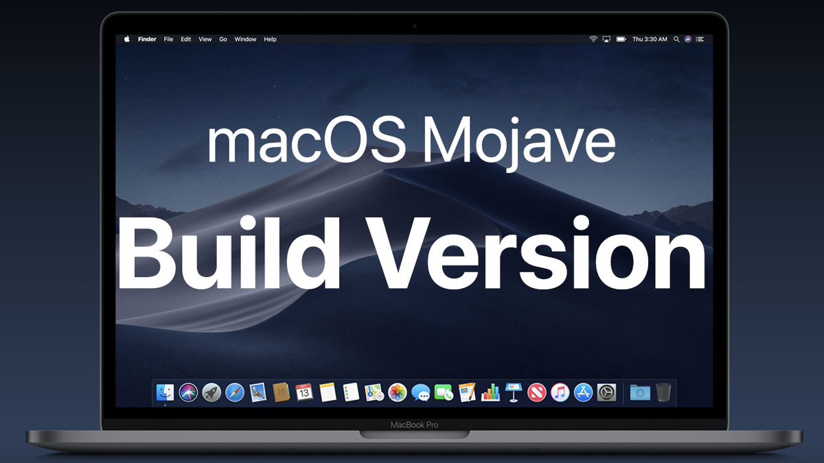 How to find out macOS Mojave Build Version from Terminal Command Line
Watch on Youtube:
youtu.be/MBOS7wXEvx4

#macOS #macOSMojave #macOSMojaveNewFeatures #macOSMojaveHiddenFeatures #macOSHowTo #macOSTips #macOSTricks #macOSBuildVersion