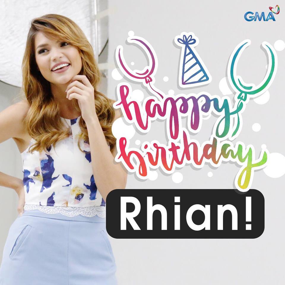 Happy birthday Rhian Ramos! We wish you more blessings and joy.    