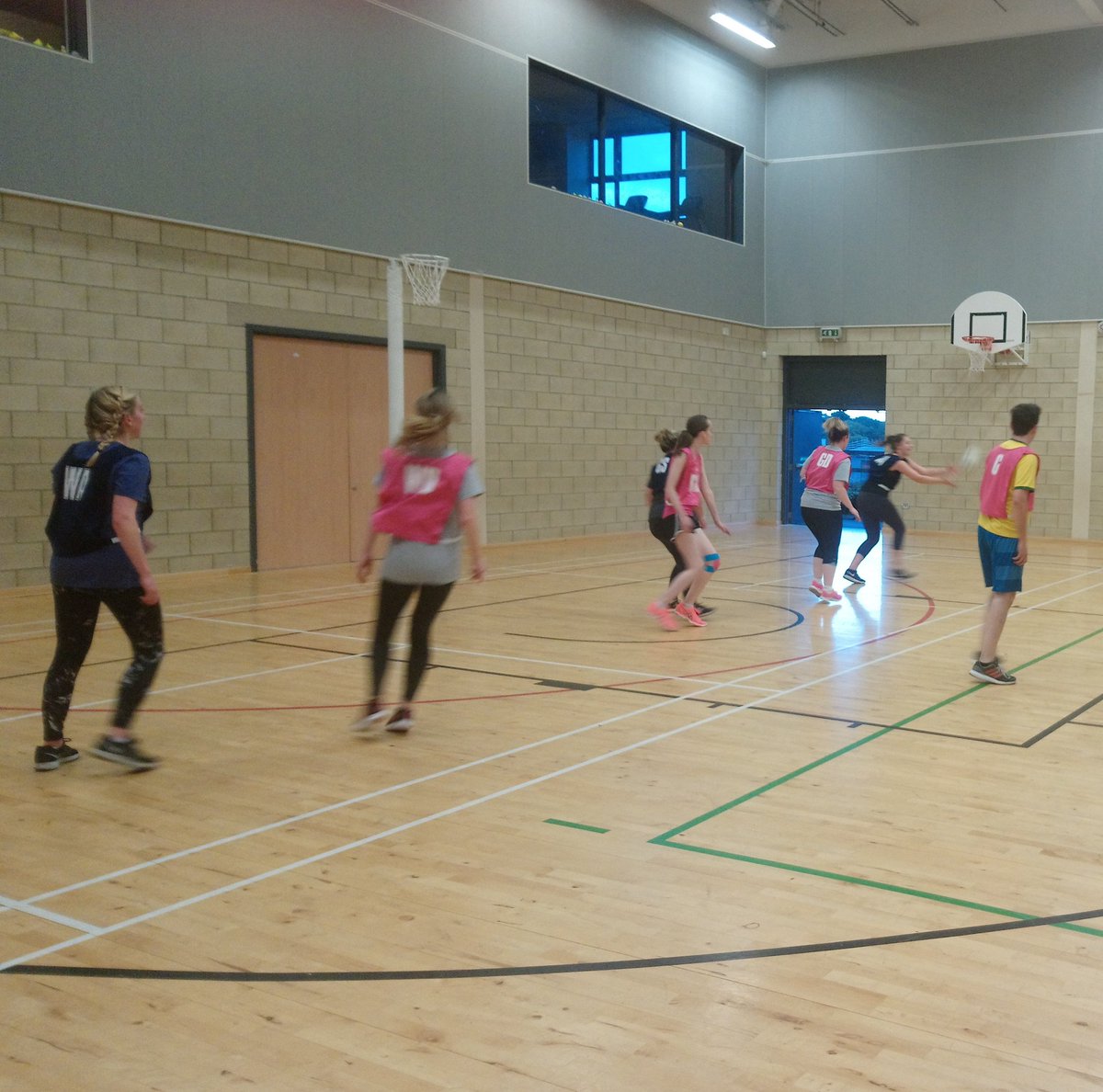 Why is it I (head coach Emma) am always seen strapped up and playing Netball when I really shouldn't by the physio #SheCanSheWill #nothingisstoppingme #NeverGiveUp #NeverSettle <a href="/BBNBounceBack/">Bounce Back Netball</a>  <a href="/NetballScotland/">Netball Scotland</a>