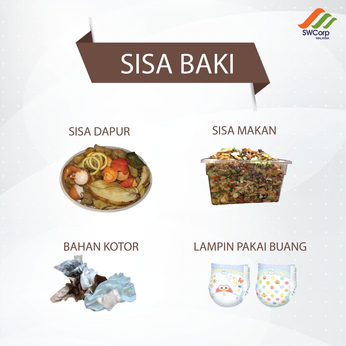 swcorp_my's tweet photo. PENGASINGAN SISA PEPEJAL DI PUNCA ♻️♻️♻️

JENIS SISA:
1) SISA BAKI
2) SISA KERTAS
3) SISA PLASTIK
4) SISA LAIN-LAIN
5) SISA KEBUN
6) SISA PUKAL

.
JOM #ASINGKAN !!!

.
Threat 1 https://t.co/3I4dDo7EWB