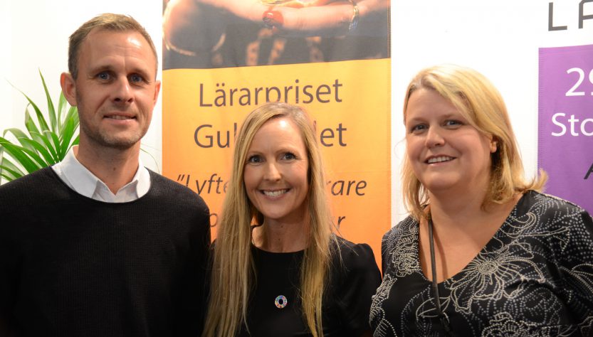 Nu har finalisterna utsetts i årets lärarpris Guldäpplet. Vi önskar dem lycka till på finalen under Skolforum. Läs mer här: bit.ly/2Ixli3Q

#Guldäpplet #lärarpris #finalister #lyckatill
