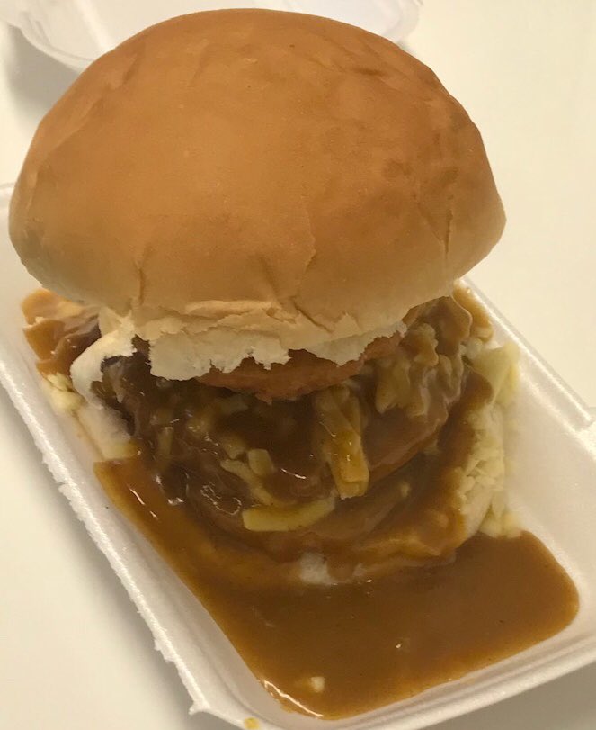 Rovers at home - Grab your tea on the way down to Ewood. Midweek hump - Treat yourself to not cooking your own tea. Wacky Wednesday - can you beat the 2 requests yesterday. 1st was Fish on a tea cake, Dab, Cheese. 2nd was a 4 Dab tea cake with cheese in the middle with Curry.