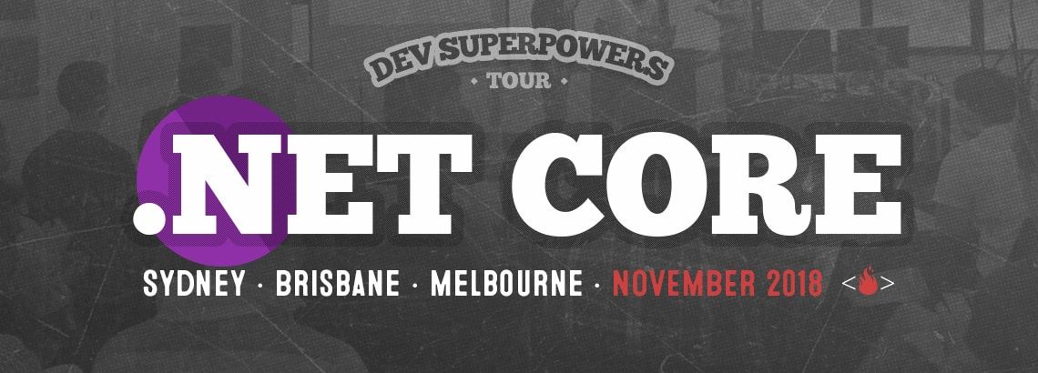 SSW_TV's tweet image. #dotnetcore 2.1 is out and it&apos;s the most powerful and flexible version ever! Are you ready to use it? Book now: r.ssw.com/NETCore | Have the capability to build an enterprise application using the new stack! | Bris 16 Nov | Melb 29 Nov | Syd 30 Nov - Get your ticket now!