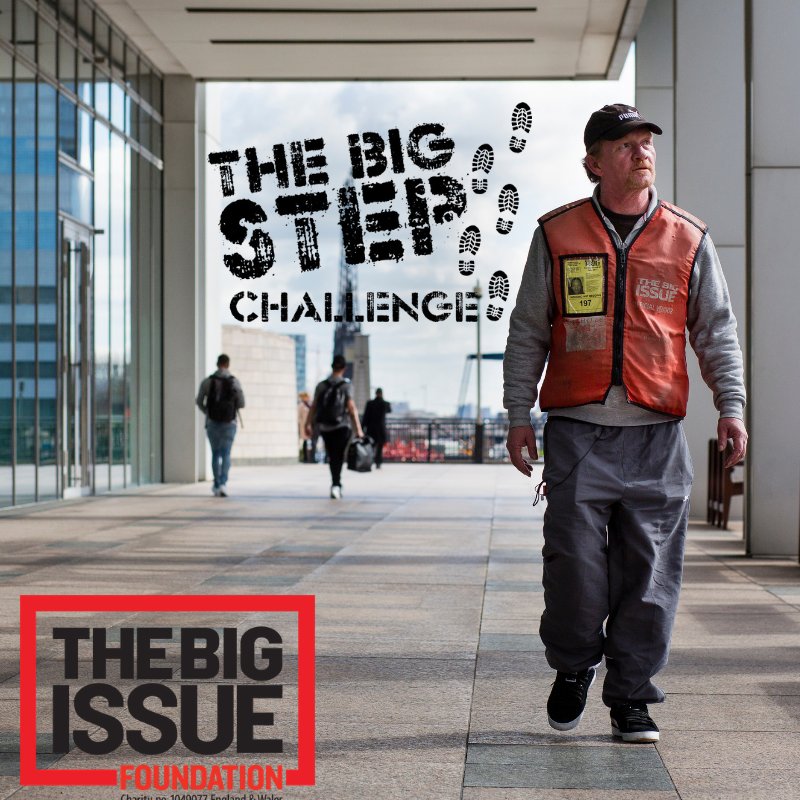 bigissueimpact's tweet image. A huge thank you to Big Issue vendor Dave who recently took part in the #BigStepChallenge and managed to raise over £1,000!