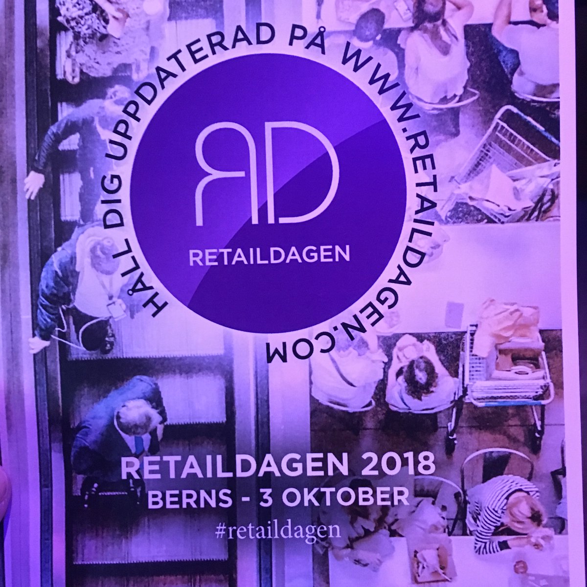 WestinPeter's tweet photo. #retaildagen2018 https://t.co/BFFlpnrDKi