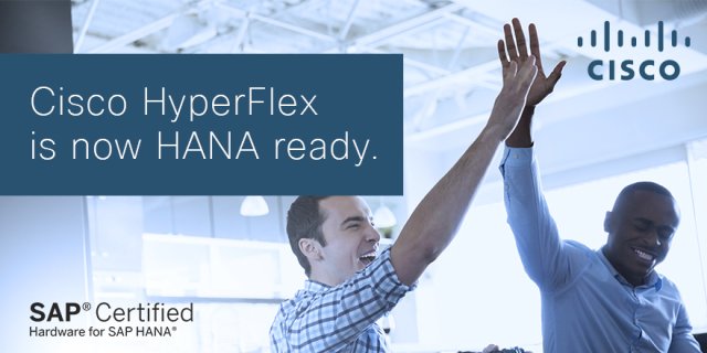 Cisco HyperFlex is certified for SAP HANA bit.ly/2zO4JOx
