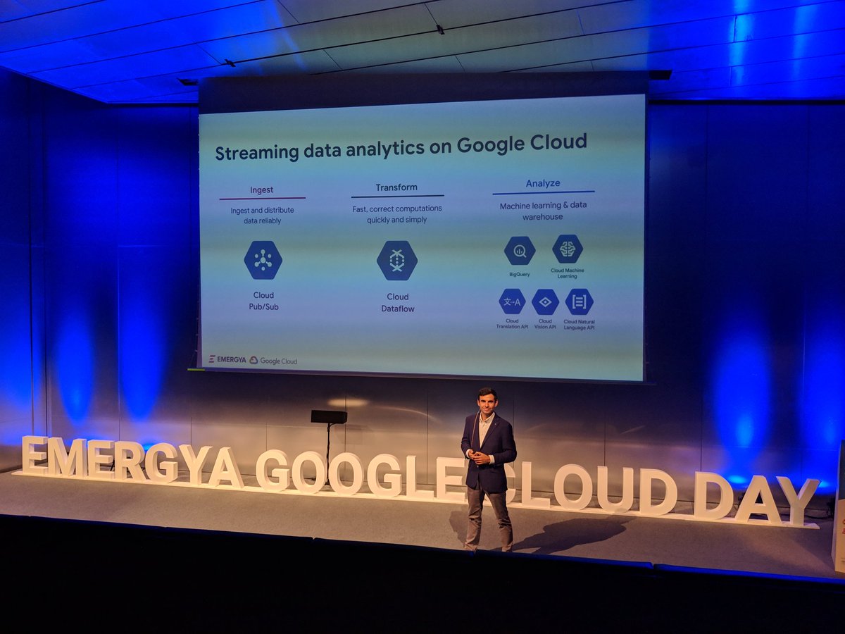 jamarmu_es's tweet photo. @pablocarlier dando los últimos retoques en #emergyagooglecloudday con @emergya y @googlecloud ... Empezamos en 30 minutos!!! #GCPRocks https://t.co/bcVe3pqbdw