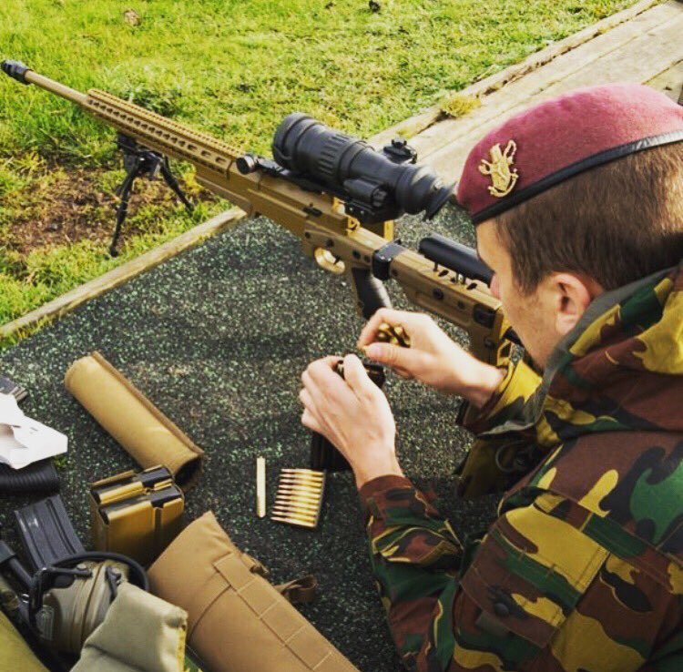 AccuracyLtd's tweet photo. The AX338 is in service with militaries all over the world, including the 3rd Airborne Battalion of the Belgian Special Operations Force.
Photo: @belgiansofunits π§πͺ
#accuracyinternational #choiceofprofessionals #ax338 https://t.co/lO6RS5HwIt
