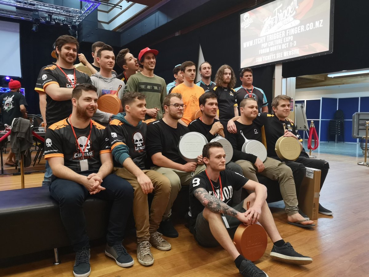 ExistOceania's tweet photo. [#PUBG] After some solid performances, the boys close out #ITF2018 in 4th Place.

Congratulations to @AthleticoES on the win &amp; big shout to @SYFGAMING for letting us borrow their own @KrushhhPUBG.

'Till next time!

@EWhangarei l #cc https://t.co/qv4i5YmqtL