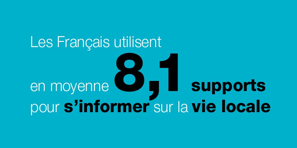 "On est face à des Français qui mutualisent les différents supports et médias pour s'informer sur la vie locale." <a href="/jdlevy/">Jean-Daniel Lévy</a> #BarometreComLocale