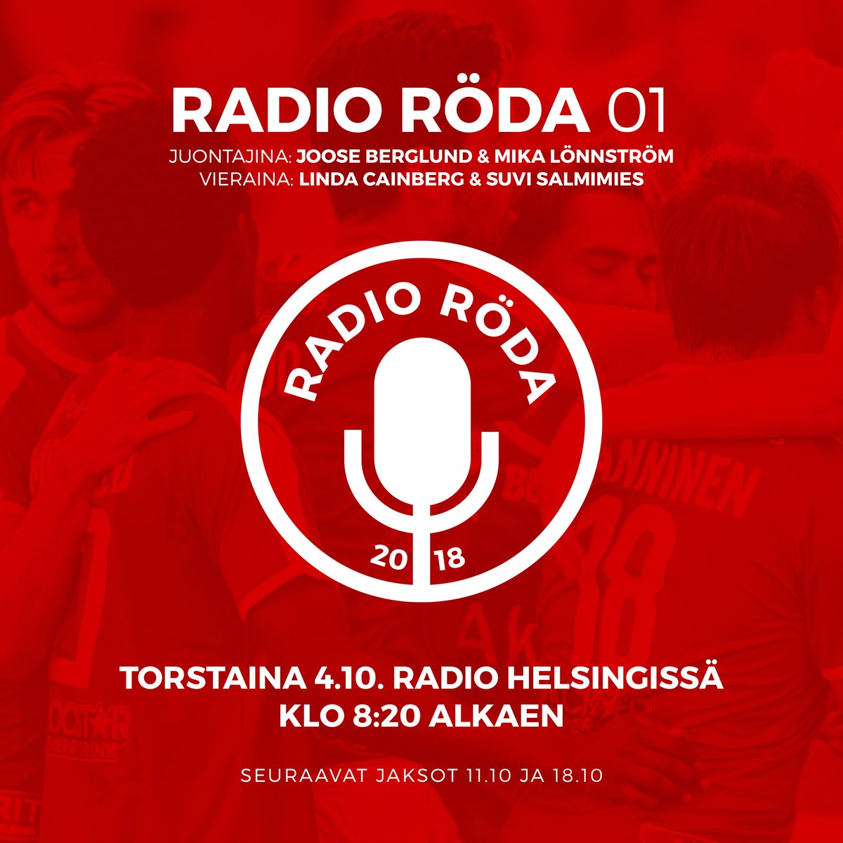 hifkfotboll1897's tweet photo. Huomenna! Torstaina klo 8:20 alkaen korvat hörölle ja taajuudet Radio Helsingin aamuun! https://t.co/5RvKxtduir
