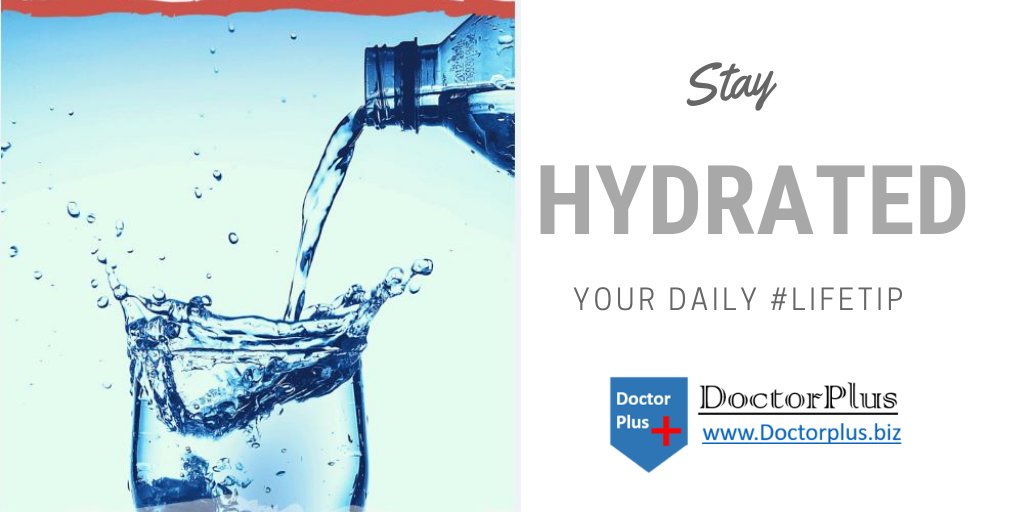 Doctorplus4U's tweet photo. Daily #fitspiration 

Why is #Hydration so important ?

* Every cell, tissue, organ in our #body needs water to work properly.

* Our body uses water to maintain its temperature.

* Fluid carry #nutrients to our cells . https://t.co/HPzFz32KDG