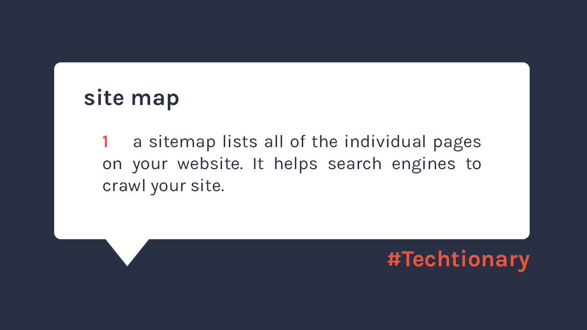 sentisms's tweet image. #Sitemap - our tech phrase of the week from the Sentis #Techtionary