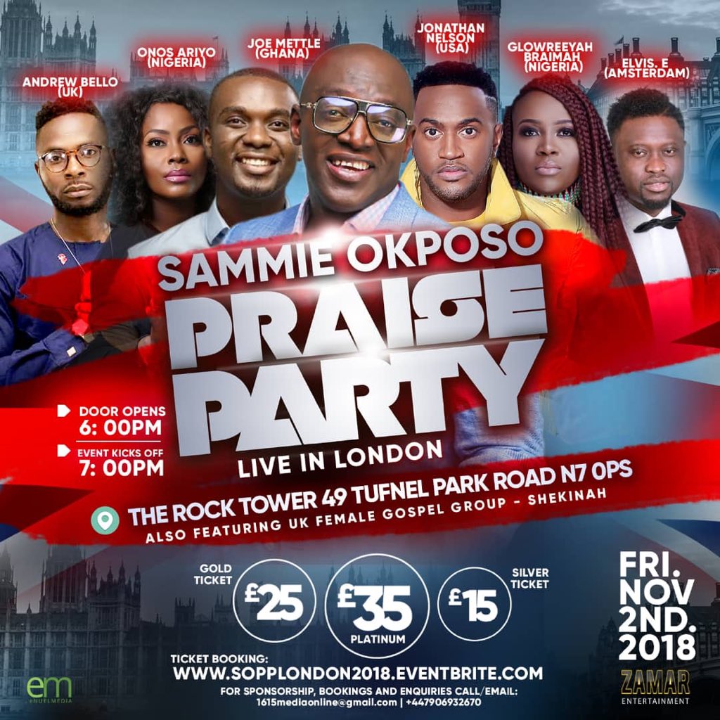jmettle's tweet photo. THIS IS GOING TO BE LIT
LONDON GET READY
SAMMIE OKPOSO PRAISE PARTY
LIVE IN LONDON
FEAT @nelsonjonathan @jmettle
@onosariyo @glowreeyah @ElvisEdiagbonya @Belloarea1 shekinahsings and lots… https://t.co/D8amWCMzU5