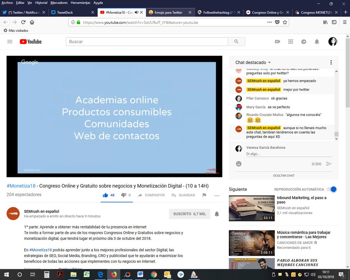 VanGarBar's tweet photo. #Monetiza18 @joanboluda ¿qué son los #Memership Sites? ejemplo Netflix. Podéis montar academias, productos, comunidades, webs de contactos https://t.co/MbOAV2mEOf
