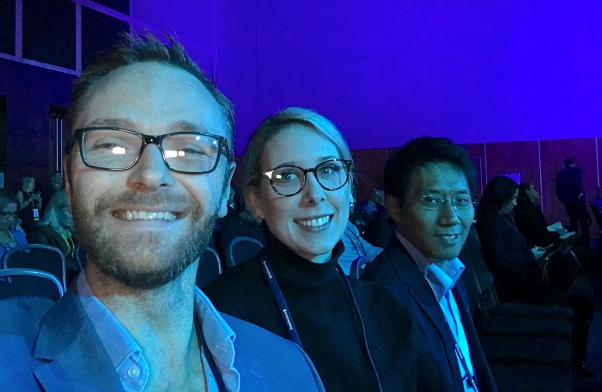Selfie of the <a href="/CAAutomation/">CA Technologies Automation</a> gang at the 2018 SiriusDecisions Summit Europe, looking forward to some other-level #B2B marketing insights over the next 2days #SDSummit