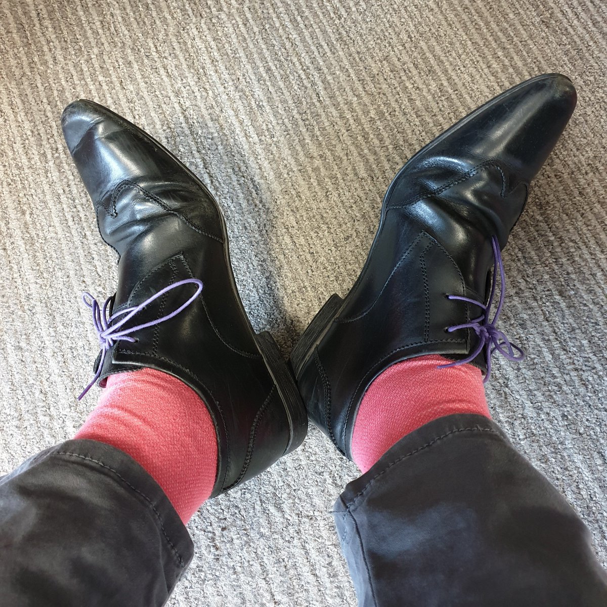 iamstreety's tweet image. WTF is #MeanGirlsDay I'm wearing pink today and haven't seen the film. #accident #trendyAF #onfleek Even my socks are pink!!