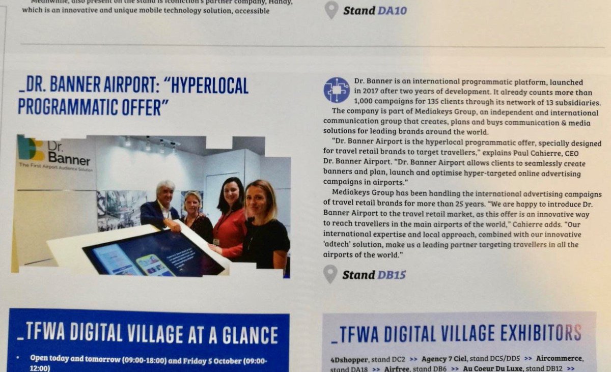 Dr. Banner Airport in the daily TFWA this morning!