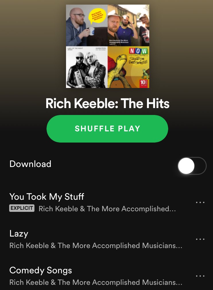 RichKeeble's tweet photo. It would be lovely if you could follow this #spotify playlist pls and make us all look popular and maybe make some money. Thanks ππ@RKMAMs #warbatron #goodbyesergeants #rock #punk #electropop #comedy #music https://t.co/fRsesIXE6C