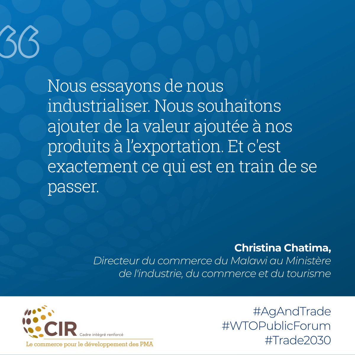 EIF4LDCs's tweet photo. Dans quelques min, en salle Z @OMC_fr : rejoignez le CIR au #ForumPublicOMC où nous lancerons une série unique de courts métrages sur #Commerce et #Agriculture en Afrique, ou regardez-les ici :
https://t.co/iWfl7IU6Vm
#Comores #LaGambie #Malawi
#Commerce2030 https://t.co/QnnZRNsJPf