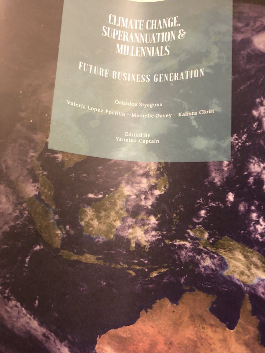 peely76's tweet photo. Excited to be at the Climate Change, Superannuation &amp; Millennials report launch .@FBusinessGen @EYnews an exciting piece of work. Well done👊 great to see @FutureDirectors Alumni Osh @Regnan_ part of the research team. https://t.co/e8yzgH6waf
