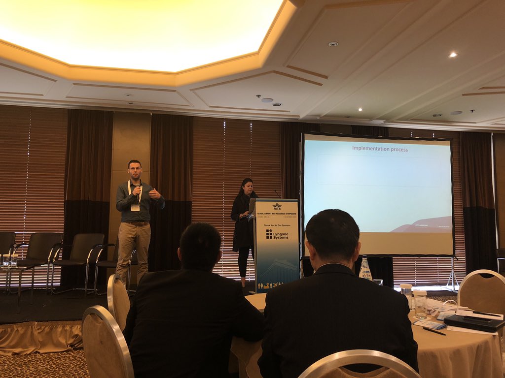 BaggageTeam's tweet photo. #IATAGAPS quick, come learn how Aegean, our superb host airline, have implemented baggage tracking. https://t.co/CdOhrwDC3X