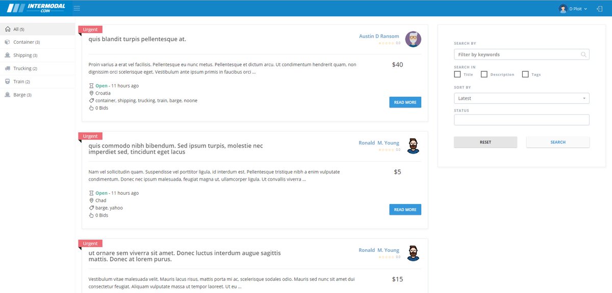 Intermodal_coin's tweet image. We are very pleased to announce our development is back on track and that the IMC platform is ready for a public beta release! 

We have been upgrading the platform in many ways, check our latest news on: intermodalcoin.online/news.html &amp;amp; demo.intermodalcoin.online
#IMC #Crypto #mastenodes