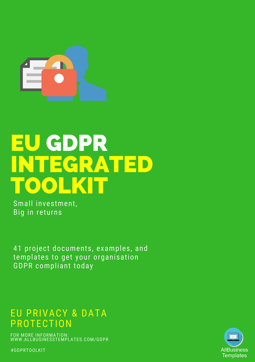 AB_Templates's tweet photo. The most complete toolkit for your GDPR project. 41 documents, samples, checklists, and templates.

https://t.co/G3YIXC1I8J

 #gdprtoolkit @AB_Templates #gdpr #avg #eu #bestprice https://t.co/7a0KneEeae