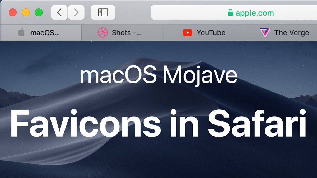 macOS Mojave: How to enable Favicons in Safari tabs.

Watch on Youtube:
youtu.be/-xgzYFdWHgA

Hashtags:
#macOS #macOSMojave #macOSMojaveNewFeatures #macOSMojaveHiddenFeatures #macOSHowTo #macOSTips #macOSTricks #Safari #Favicon #Favicons #SafariFavicons