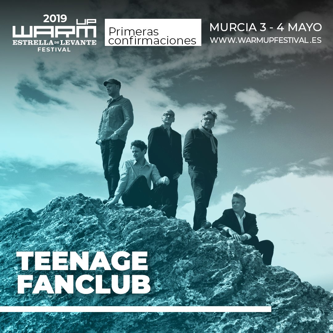 WARMupfestival's tweet photo. 📻¡Ya lo habéis escuchado! Lo acaba de anunciar @VirginiaDiazR3 en @radio3_rne ¡Primera confirmación de altura: @TeenageFanclub estarán en  #WARMUP2019! https://t.co/8SrH9HPonh