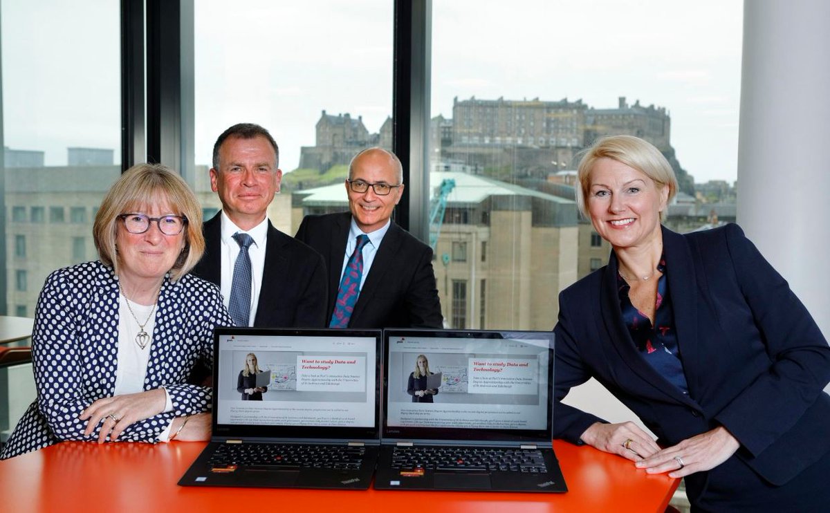 A first for Scotland - workers of the future will be able to get a degree in #datascience through a #GraduateApprenticeship. @PwC_UK has joined forces with @EdinburghUni and @univofstandrews on the new #BSc: bit.ly/DAAunis