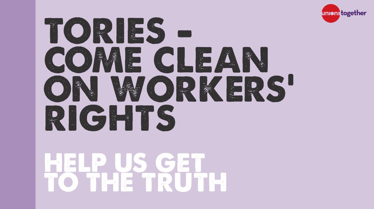 KeefeDom's tweet image. Time for the Tories to come clean - Have there been secret cabinet discussions about removing workplace rights? Sign the @unionstogether letter calling for the truth: unionstogether.org.uk/openletter?sou…