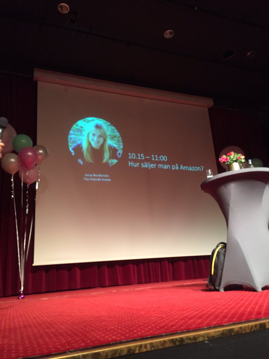 Många bra frågor till <a href="/annanordlander/">anna nordlander</a> vi pratar Amazon på riktigt #edag18
