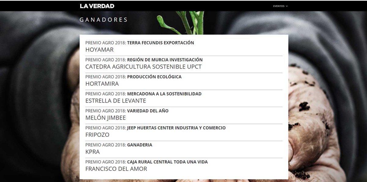 fecoam's tweet photo. Esta noche @laverdad_es reconoce en los Premios Agro la trayectoria de nuestras cooperativas Hoyamar y @hortamira, y las investigaciones de la @agr_sostenible, entre otros. Desde @fecoam los felicitamos por ser referente en calidad e innovación 👏🏻👏🏻 https://t.co/zytRc8sqen https://t.co/8sYQk8CzqR