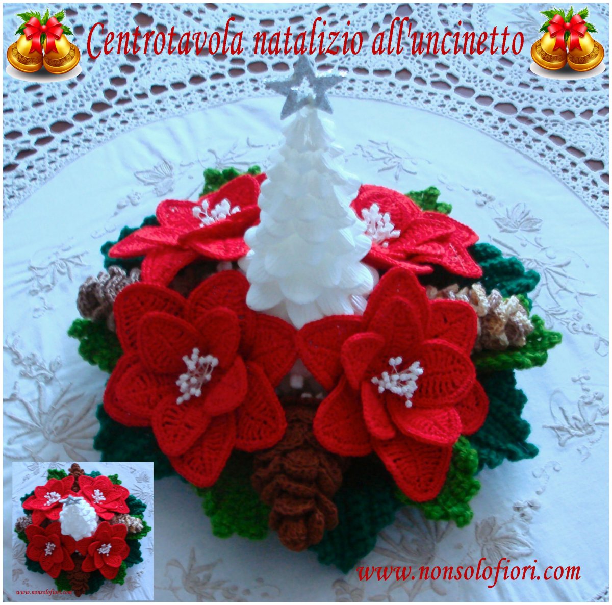 Centrotavola Natalizio Uncinetto.Maria Teresa Menna در توییتر Composizione Natalizia All Uncinetto Fioriuncinetto Artwork Artlover Crochethobby Crochetflower Poinsettia Stelladinatale Poinsettiauncinetto Crochetartist Estrelladenavidad Centerpiece Centrotavola