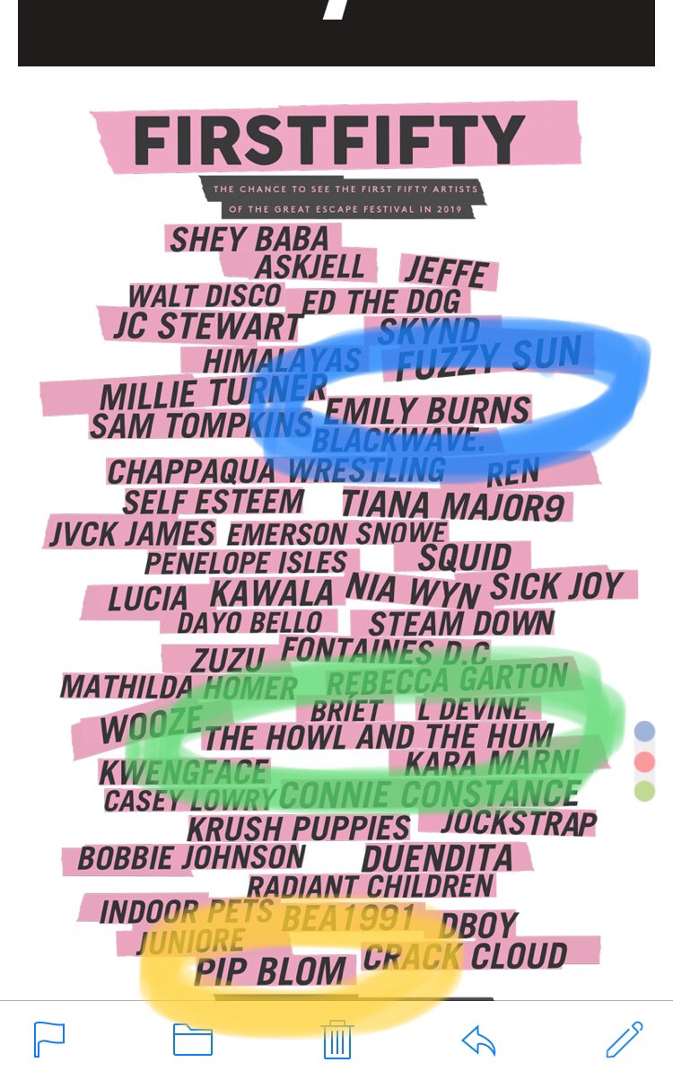 Yes @BurnsEmily !! Freakin’ can’t wait. Epic announcement by @thegreatescape #FIRSTFIFTY looking forward to seeing @HowlandHum + @Pipblom again too 🎧🤪🎧